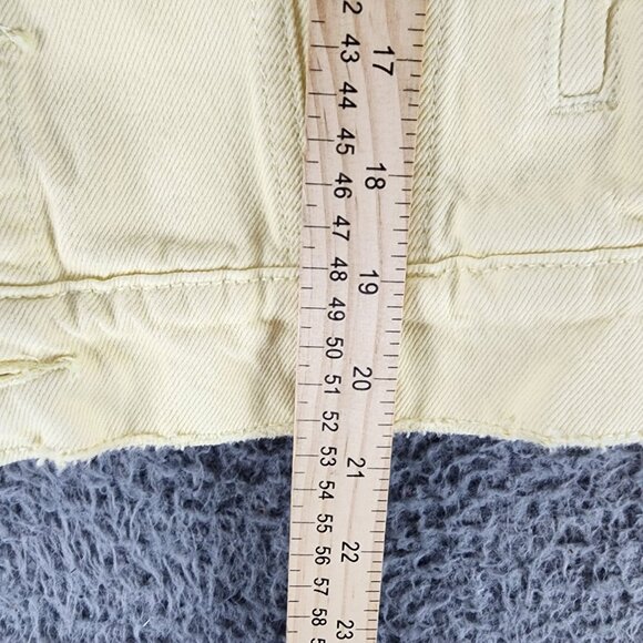 Lucky Brand Womens Small The Tomboy Trucker Yellow Long Sleeve Button Up *Read* - Picture 8 of 12